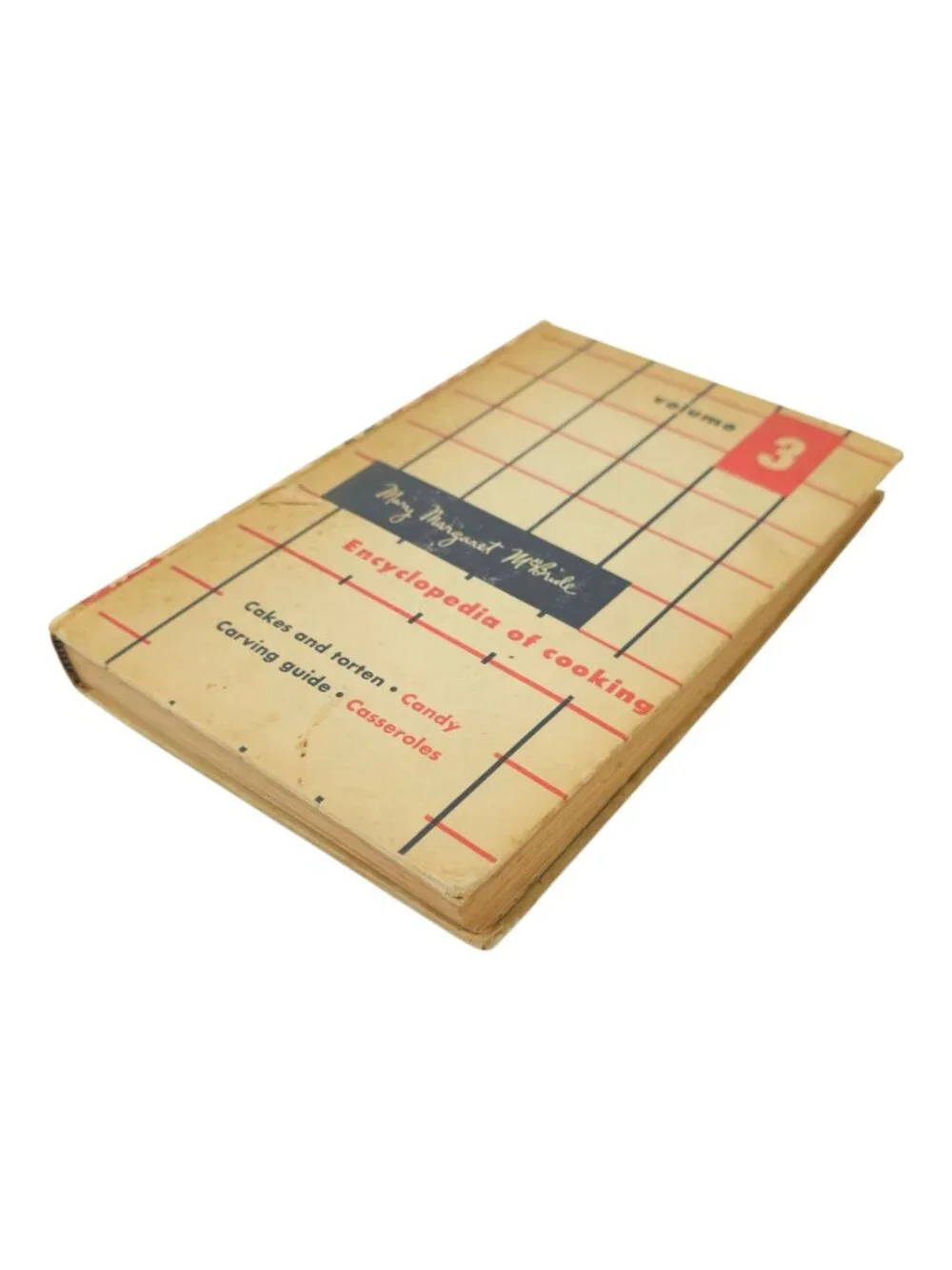 Mary Margaret McBride Encyclopedia of Cooking Volume 3 Vintage 1958 Cookbook HC